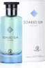 A bottle of Grandeur Soaked Sun Exclusif Eau de Parfum and its packaging are shown against a white background. Podgląd zdjęcia produktu