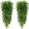Künstliche Eukalyptus-Hängepflanze, künstliche Grünpflanze Produktbild-Vorschau 1