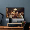 Relaxdays Monitorständer Bambus, 3 Fächer, Produktbild-Vorschau 5