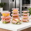 12 pezzi contenitori per alimenti in vetro + 5 scatole per Anteprima dell’immagine prodotto 4