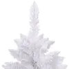 vidaXL Künstlicher Weihnachtsbaum Klappbar mit Ständer Weiß Produktbild-Vorschau 3