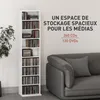 HOMCOM Rangements pour CD et DVD, meuble de rangement Voir les images du produit 3