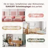 Collage of images showing makeup mirrors in different settings: a salon, a bedroom, and a living room. Náhled obrázku produktu
