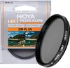 A HOYA HRT CIR-PL UV filter is shown in its packaging, with a close-up of the filter itself. Náhľad obrázku produktu
