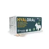 A product box for pet supplements, with loose tablets in front. Podgląd zdjęcia produktu
