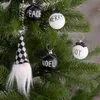 BRUBAKER 24-tlg. Christbaumschmuck Black and White - Produktbild-Vorschau 3