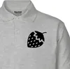 Huuraa Damen Polo Shirt Erdbeere Strawberry M Sport Grey Produktbild-Vorschau 2