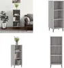 vidaXL Sideboard Grau Sonoma 34,5x32,5x90 cm Holzwerkstoff Produktbild-Vorschau 1