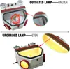Comparison of an outdated and an upgraded lamp in a sandblasting machine. Anteprima dell’immagine prodotto
