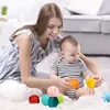 Piłeczki Sensoryczne Klocki Gumowe Zestaw dla Niemowląt Podgląd zdjęcia produktu 5