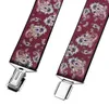 DonDon Herren Hosenträger 3,5 cm breit 4 Clips mit braunem Produktbild-Vorschau 5