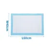 A product shot of a pet training pad with dimensions indicated. Produktbild-Vorschau
