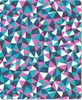 MuchoWow® Mauspad Mousepad Geometrie - Rosa - Blau - Weiß - Produktbild-Vorschau 1