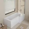 Elara (links) Badewanne 170 x 85 x 53 cm, weiß Produktbild-Vorschau 3