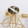 Lindby Deckenlampe Elaina, Ø50cm, 5-flg., messing, Glas, Produktbild-Vorschau 9