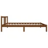 vidaXL Massivholzbett Honigbraun 90x200 cm - Bettrahmen - Produktbild-Vorschau 6