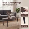 KOMFOTTEU Moderner Couchtisch Mitte Jahrhundert, ovaler Produktbild-Vorschau 5