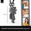 LANOLU Schlüsselanhänger Feuerwehrmann "Superheld" - Produktbild-Vorschau 4