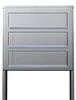 Briefkastenanlage Cube for Three in Edelstahl Produktbild-Vorschau 2
