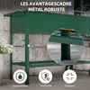 Outsunny Jardinière sur Pieds Potager dim. 109L x 44l x 80H Voir les images du produit 8