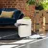 Relaxdays Hocker eckig, faltbarer Polsterhocker mit Produktbild-Vorschau 2