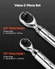 SucceBuy Digitaler Drehmomentschlüssel-Set 2-tlg. 1/2 3/8 Produktbild-Vorschau 2