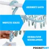 POCKETDRY Sockentrockner 32 Sockenklammern Wäschekrake Produktbild-Vorschau 4