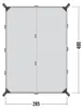 Tatonka Tarp 4 Simple Sonnensegel 400 x 280 cm Produktbild-Vorschau 3