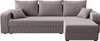 A sectional sofa shown from the front against a white background. Produktbild-Vorschau