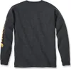 CARHARTT Bekleidung Carhartt Long Sleeve dunkelgrau/orange Produktbild-Vorschau 1