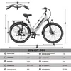 E-Bike Cityrad V1 26 Zoll Tiefeinsteiger, 522 Wh Akku, 45 Produktbild-Vorschau 13