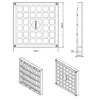 Revisionsschacht Kontrollschacht 200 x 200 x 200 mm mit Produktbild-Vorschau 10