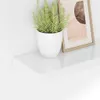 vidaXL Plovoucí police ve vysokém lesku bílá 40x23x3,8 cm Náhled obrázku produktu 4