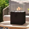 Cosifire Tischfeuer COSISCOOP Square black | Ø 20x32,5cm Produktbild-Vorschau 2