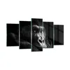 Bilder auf glas - 5 Teile - Affe Gorilla Porträt - 160x85cm Produktbild-Vorschau 1