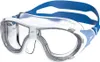 A pair of white and blue Speedo Biofuse 2.0 swimming goggles. Voir les images du produit