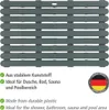 WENKO Badematte Indoor und Outdoor in Grau 50 x 80 cm Produktbild-Vorschau 3