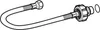 A product image of a flexible hose with connectors. Produktbild-Vorschau