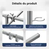 Otočný lakovací stojan Wiltec 2300 x 610 x 1340 mm, so 4 Náhľad obrázku produktu 10