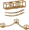 QLS Mur d'escalade pour chats 2 ponts et 3 couchettes Voir les images du produit 1