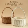 Creative Home Osterkorb Oval Weidenkorb mit Henkel Produktbild-Vorschau 3