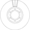 TRW Bremsscheiben (2 Stück) Vorderachse DF4111 Produktbild-Vorschau 3