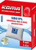 The image shows the packaging of KOMA antibacterial vacuum cleaner bags. Náhľad obrázku produktu