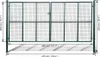 vidaXL Sieťová záhradná brána 400x200 cm Náhľad obrázku produktu 3