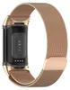 Für Fitbit Charge 6 / 5 Metall Stahl Mesh Armband mit Produktbild-Vorschau 2