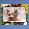 Herdabdeckplatte Glaskeramik 2-Teilig 2x40x52 Tiere Braun Produktbild-Vorschau 3