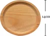 4 Stück Holzschale/Holzteller Rechteckig Buche, Runden,14cm Produktbild-Vorschau 2