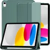 A green tablet case with a tablet inside, displayed in a studio setting. Náhľad obrázku produktu