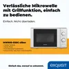 Exquisit Mikrowelle MW 900-030G silber | Grill | max. 1000 Produktbild-Vorschau 2