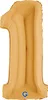 Fóliový balón Numeral 1 Gold - 102 cm Grabo Náhľad obrázku produktu 3